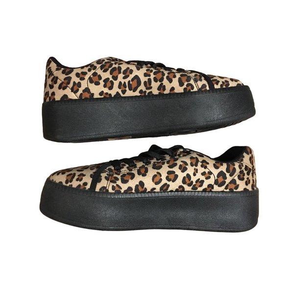 Truffle Leopard Print Platform Shoes 8.5-9 New! - Picture 3 of 7